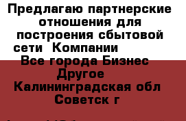 Предлагаю партнерские отношения для построения сбытовой сети  Компании Vision. - Все города Бизнес » Другое   . Калининградская обл.,Советск г.